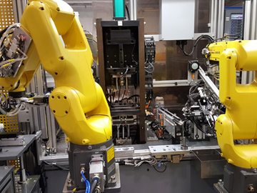 机器人装配生产线